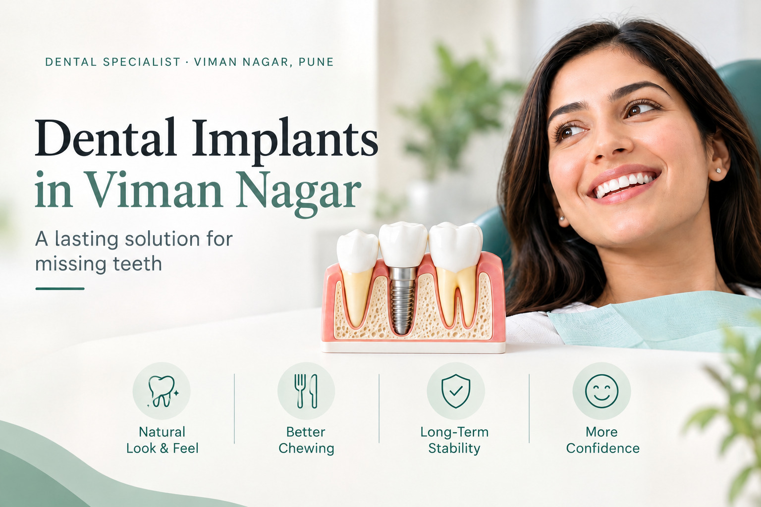 Missing tooth replacement options at Dr Ishita Dental Clinic Viman Nagar